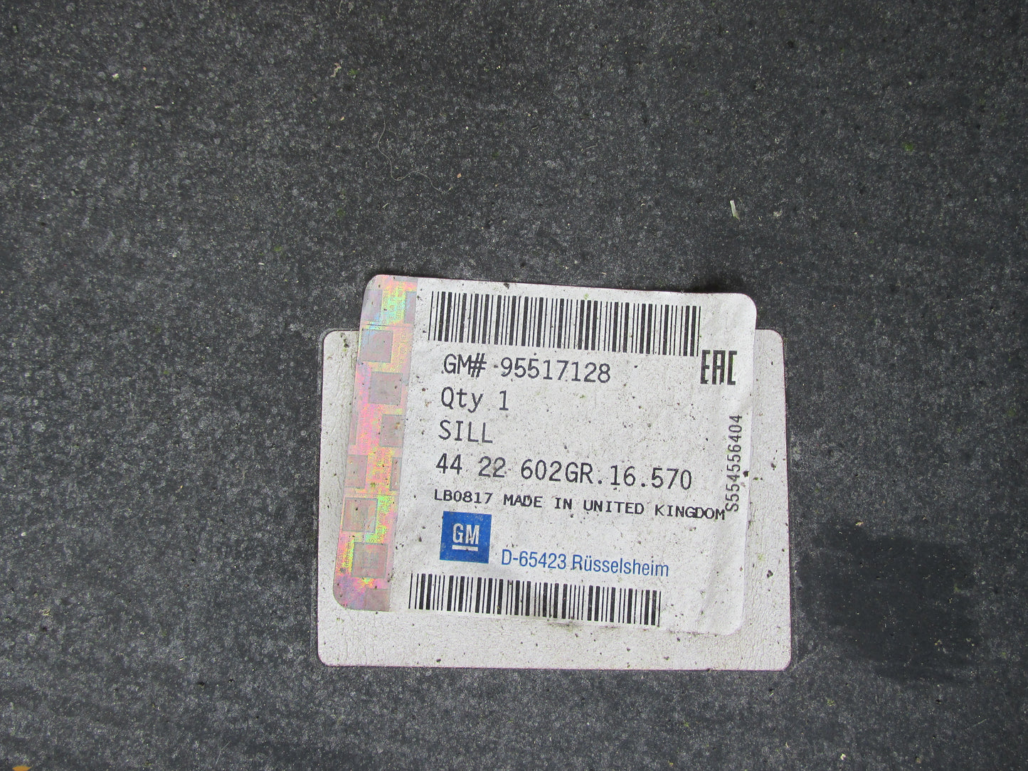 OPEL Vivaro B Einstigverkleidung Innen links 95517128 blech