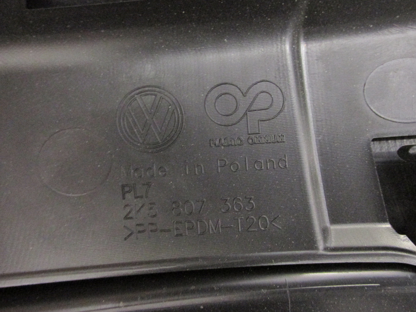 VW CADDY Facelift Stoßstange Hinten Heckschürze original 2K5 807 363