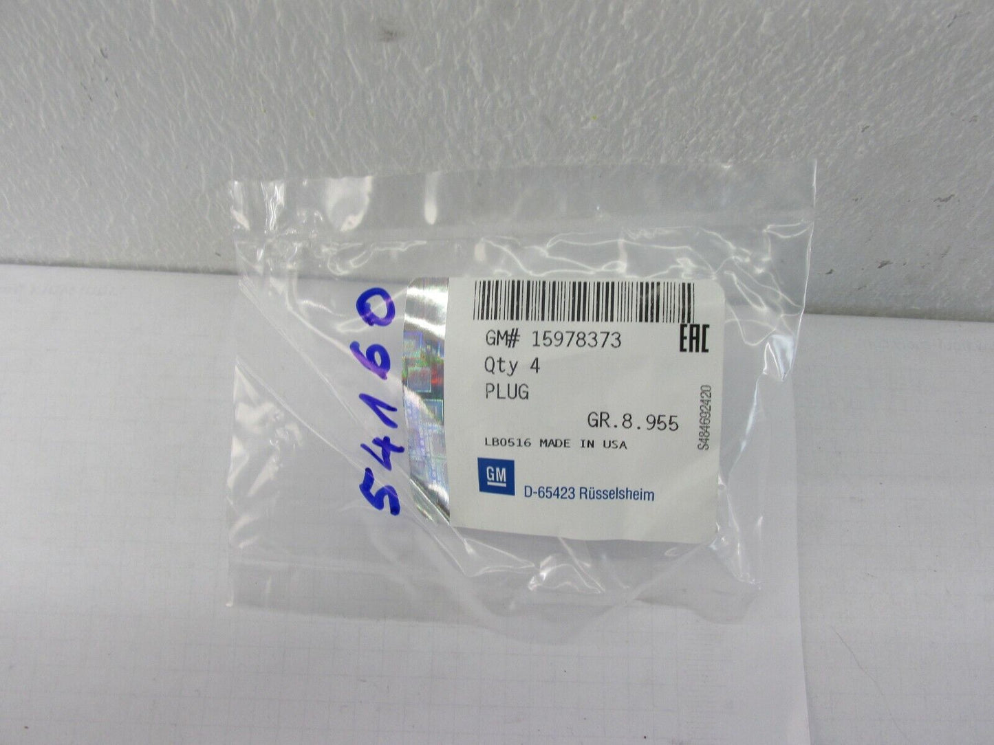 Neu original Stopfen Opel Chevrolet 15978373
