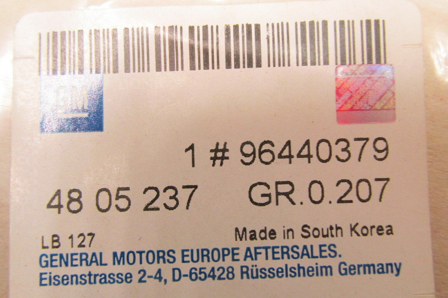Neu Opel Dichtung Ansaugkrümmer original 96440379