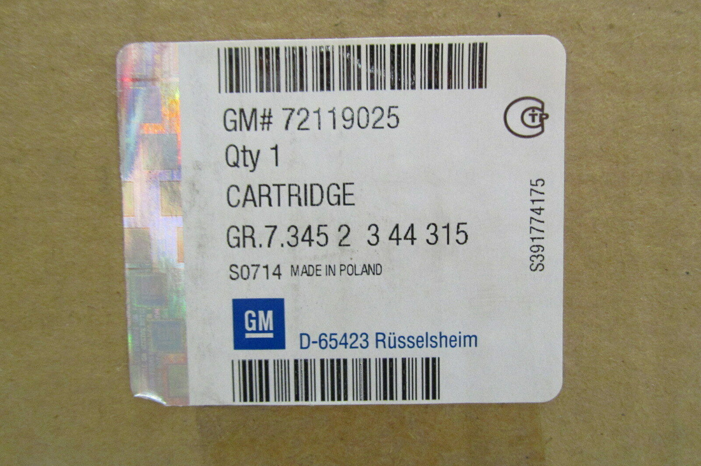 Stoßdämpfer Federbein Opel Corsa Combo Tigra gm 72119025 original Stoßdämpfer