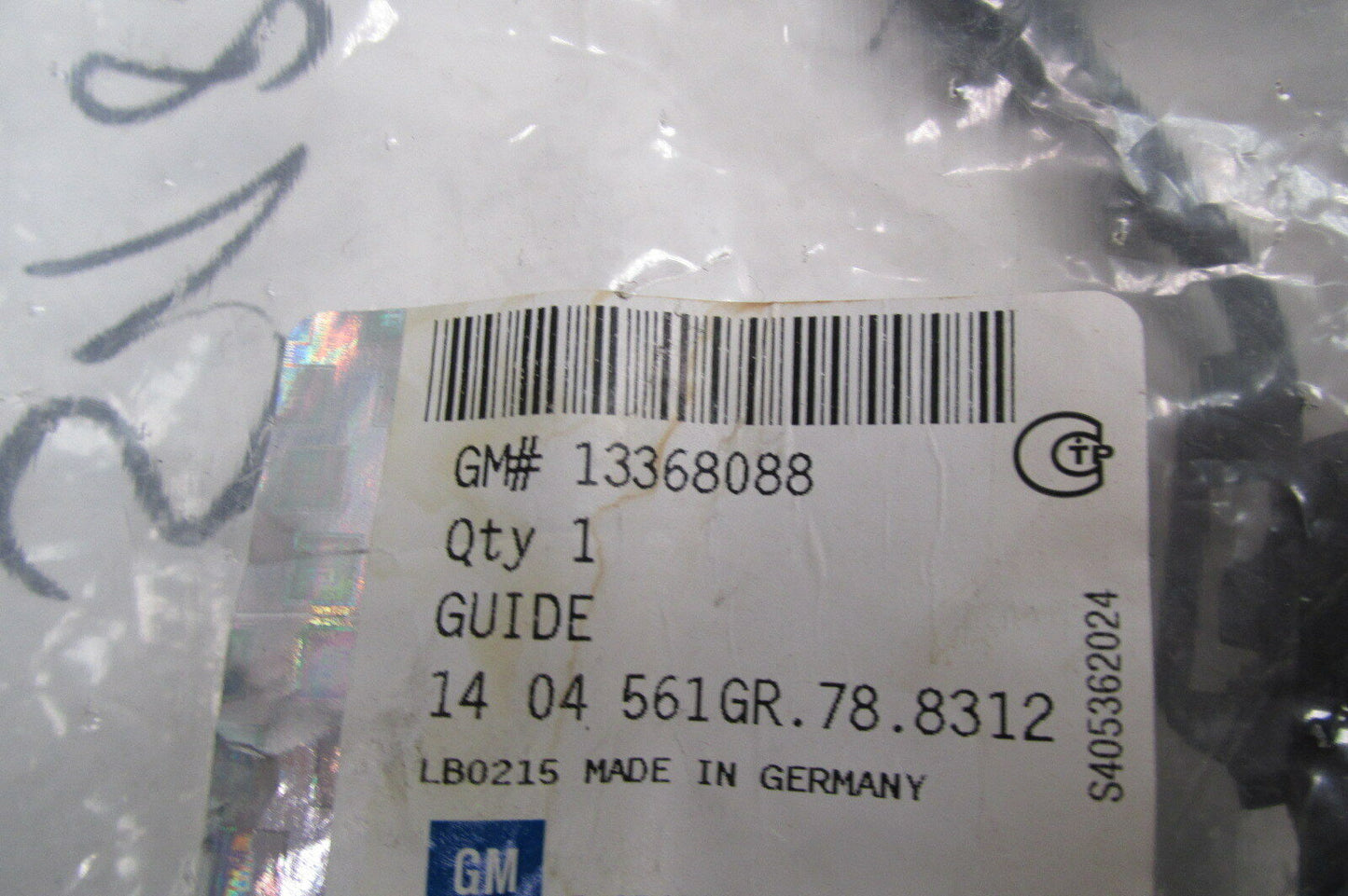 Opel Astra J Stoßstange Halter Führung Halterung rechts gm 13368088 original