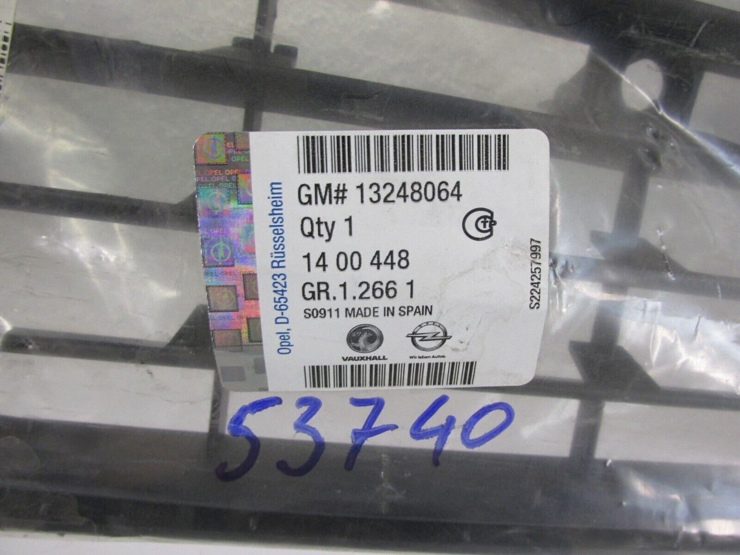 Neu original Gitter Opel Meriva 13248064