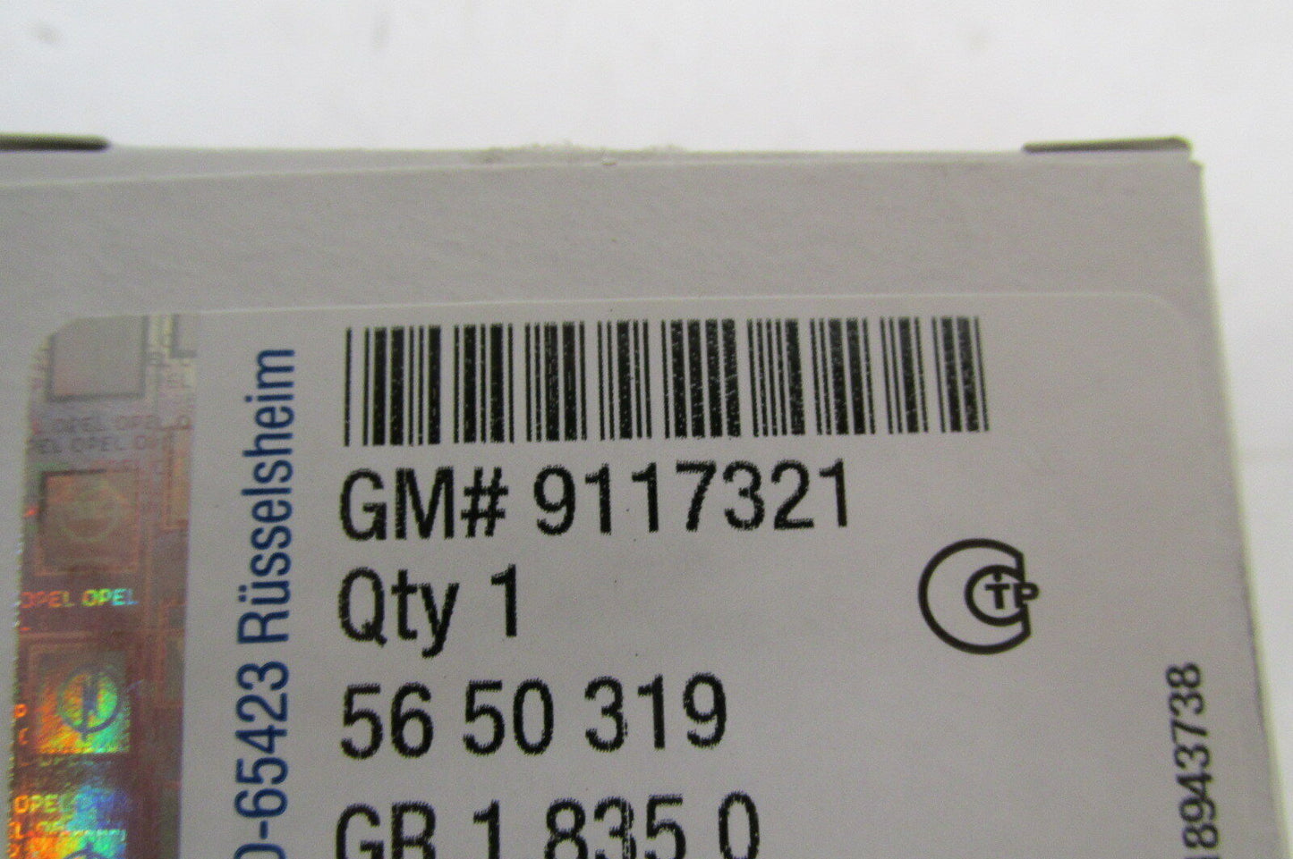 Ölfilter Filtereinsatz Opel 9117321 original