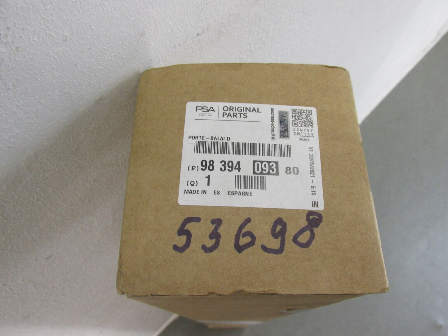 Neu original PSA Peugeot Arm Reiniger vorne links 9839409380