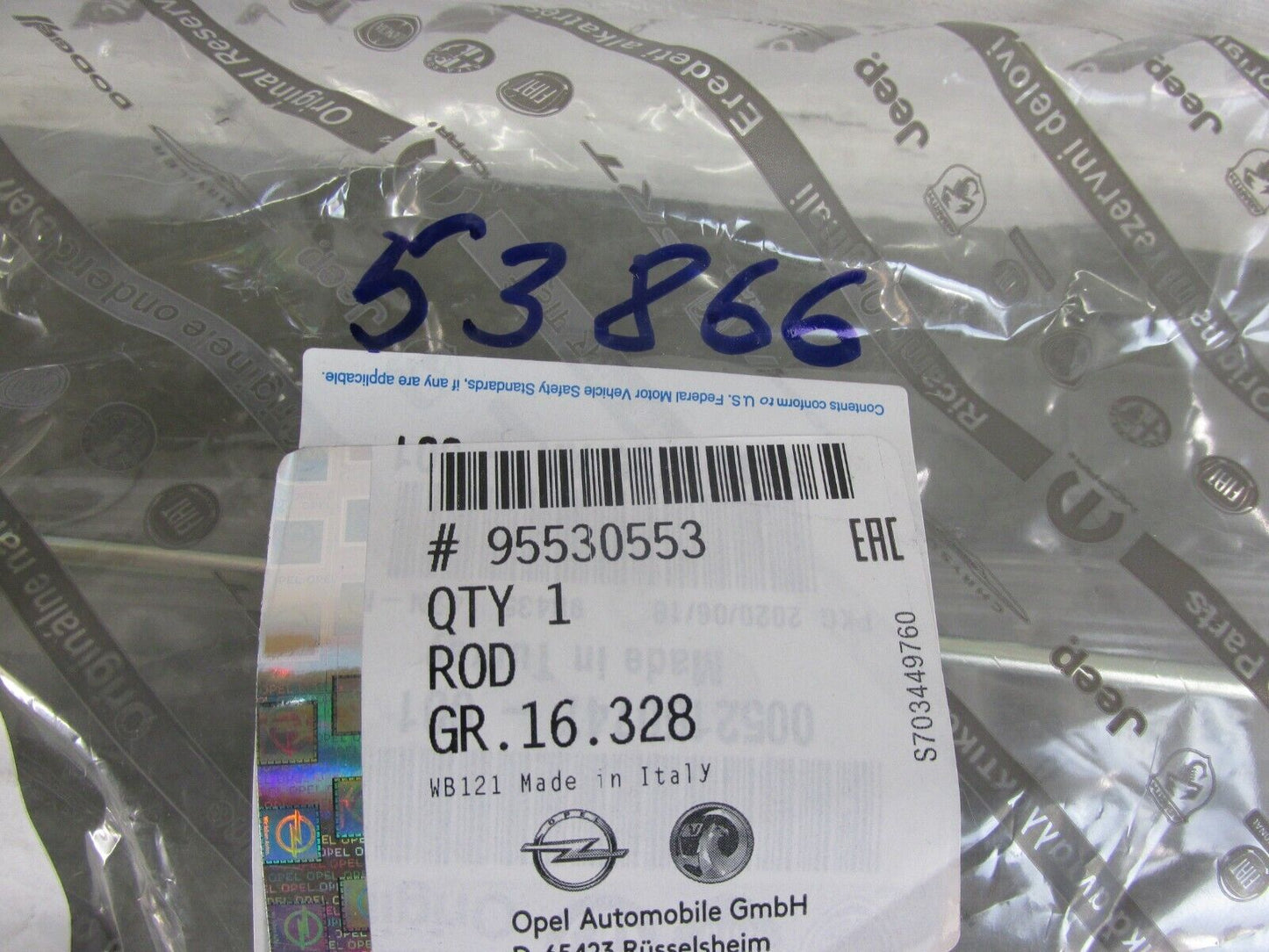 Neu original Stange Opel 95530553