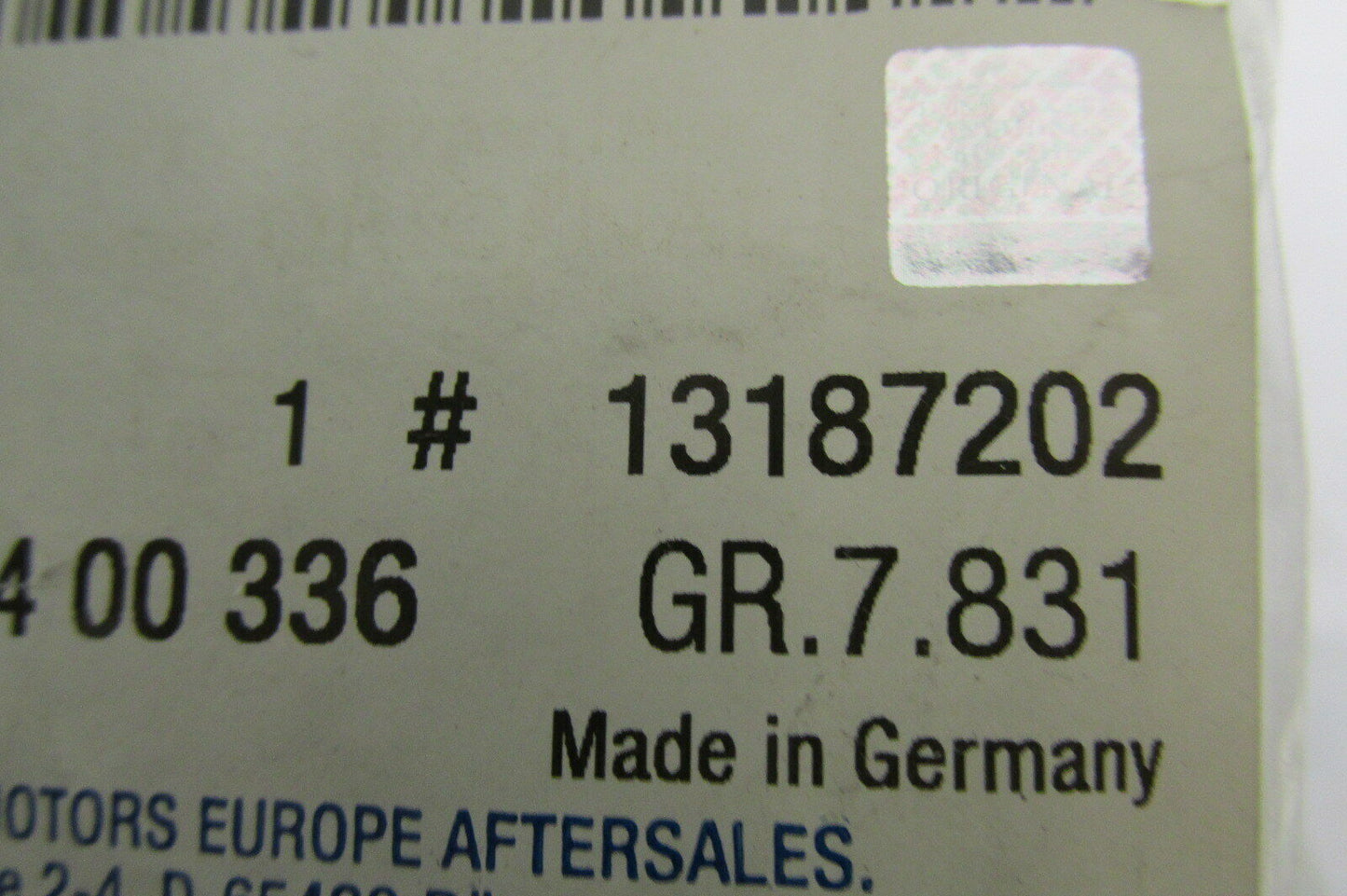 Opel Blende Stoßfänger vorne rechts 13187202