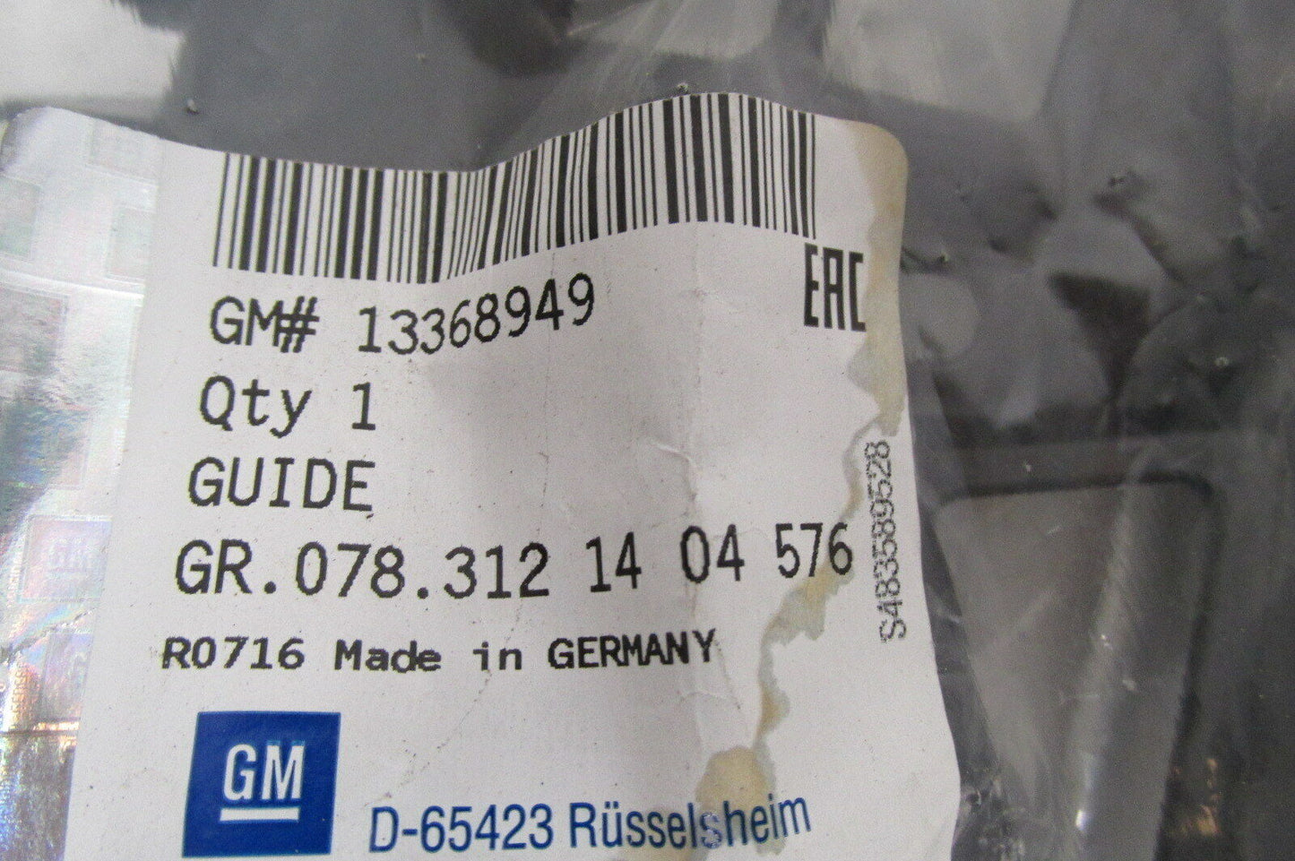 Stoßstangen Halter Führung Opel Astra J hinten links gm 13368949 original