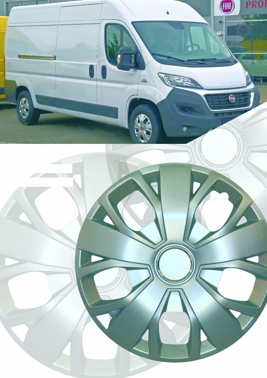 16 Zoll Radkappen Radzierblenden passend für Fiat Ducato Boxer Jumper