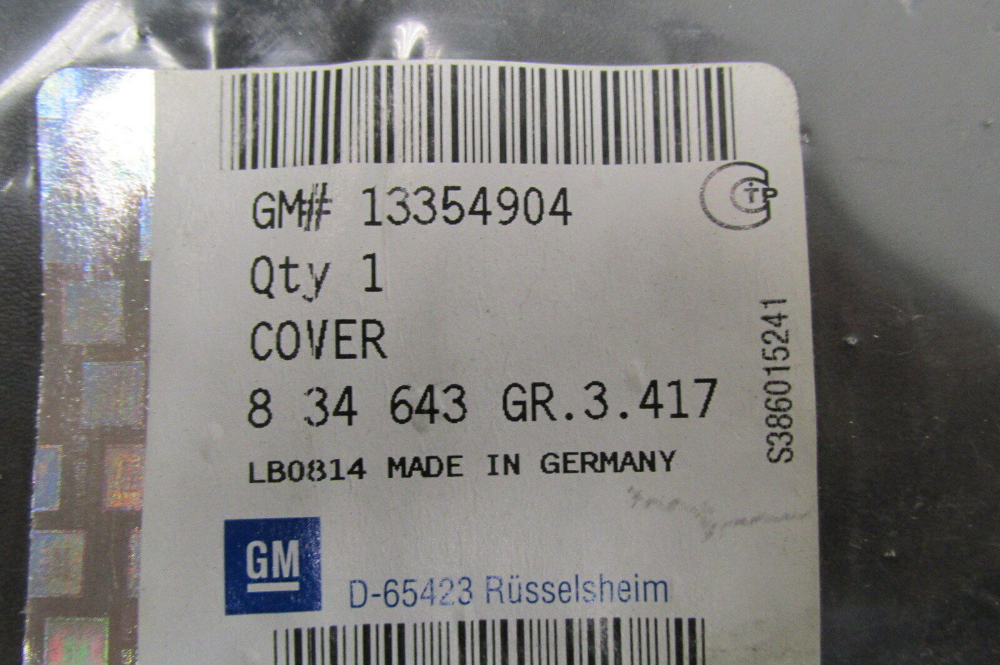 Deckel Luftreiniger Opel Astra J 13354904 original Abdeckung