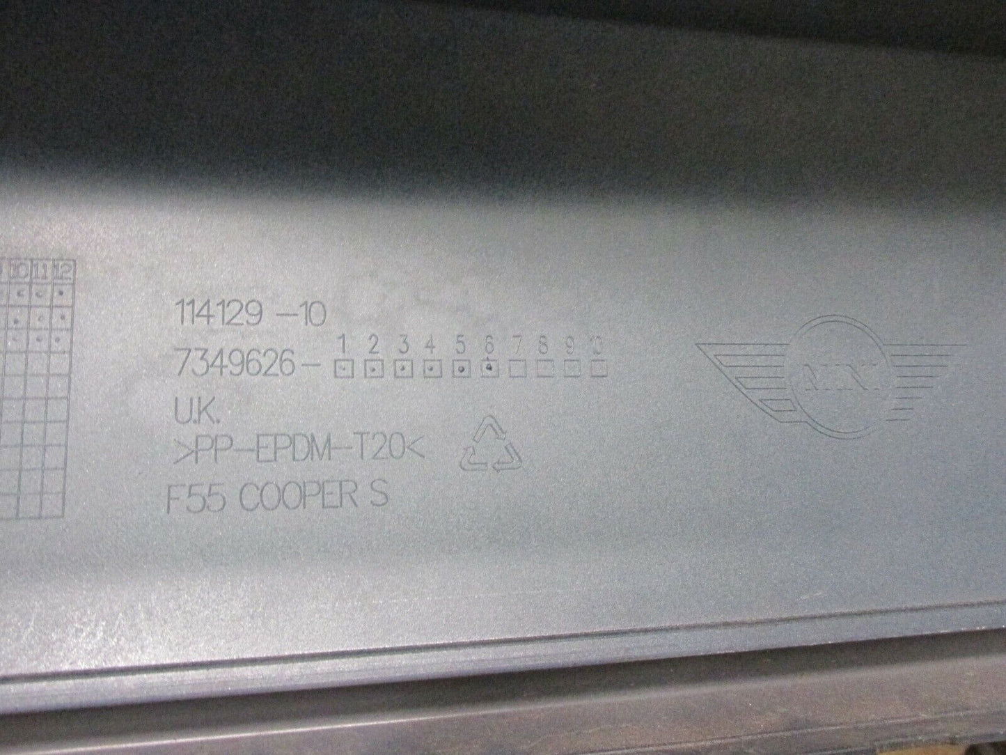 Mini F55 Cooper Mit Riss Stoßstange Hinten Heckschürze original