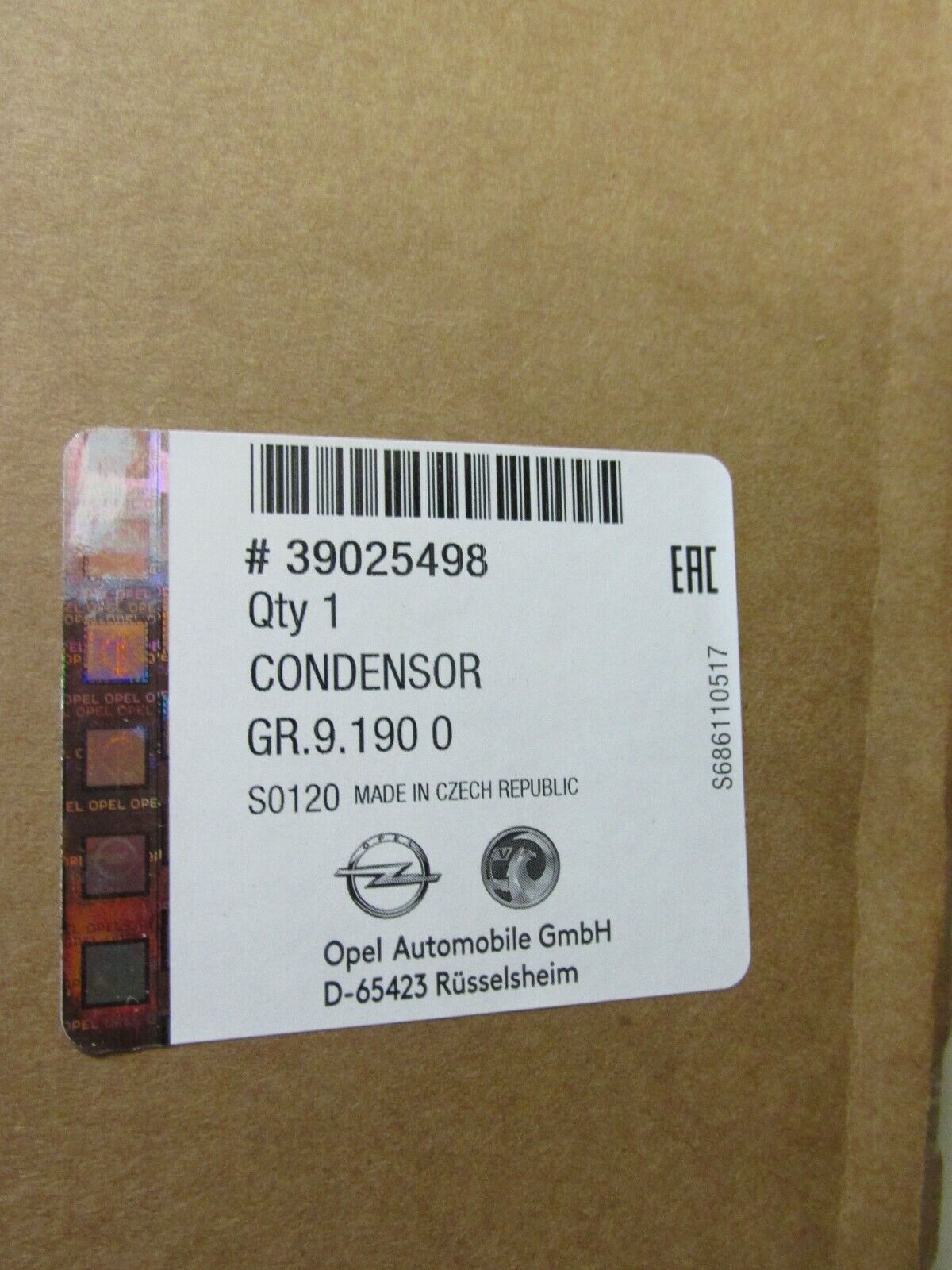 Neu Opel Insignia A Klimakühler Klimakondensator Kondensator 13330217/39025498
