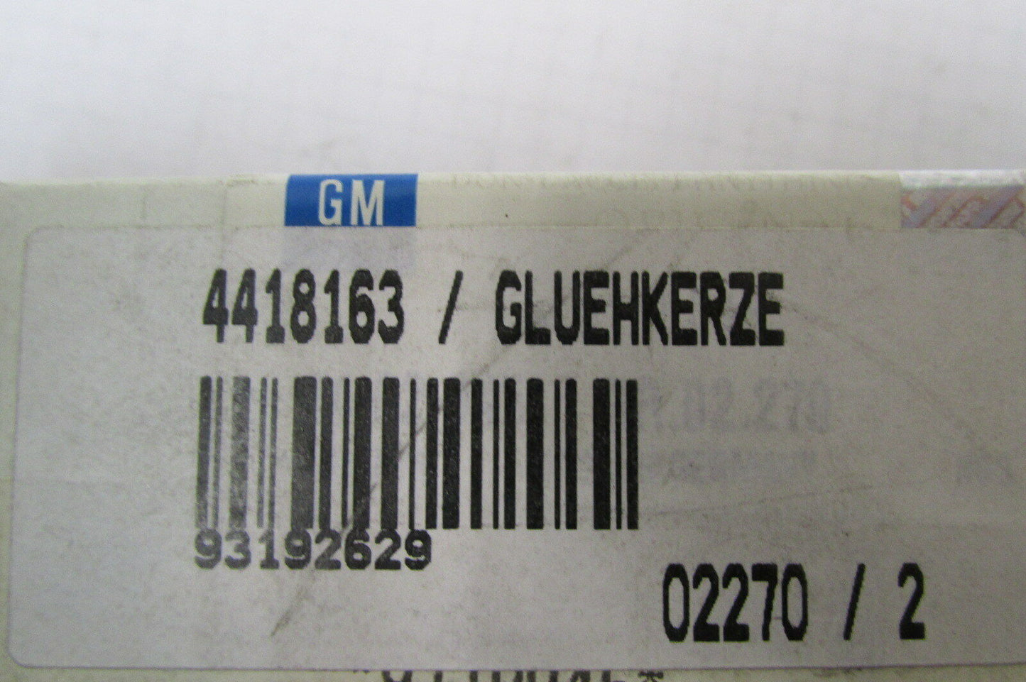 Opel original Glühkerze 4418163