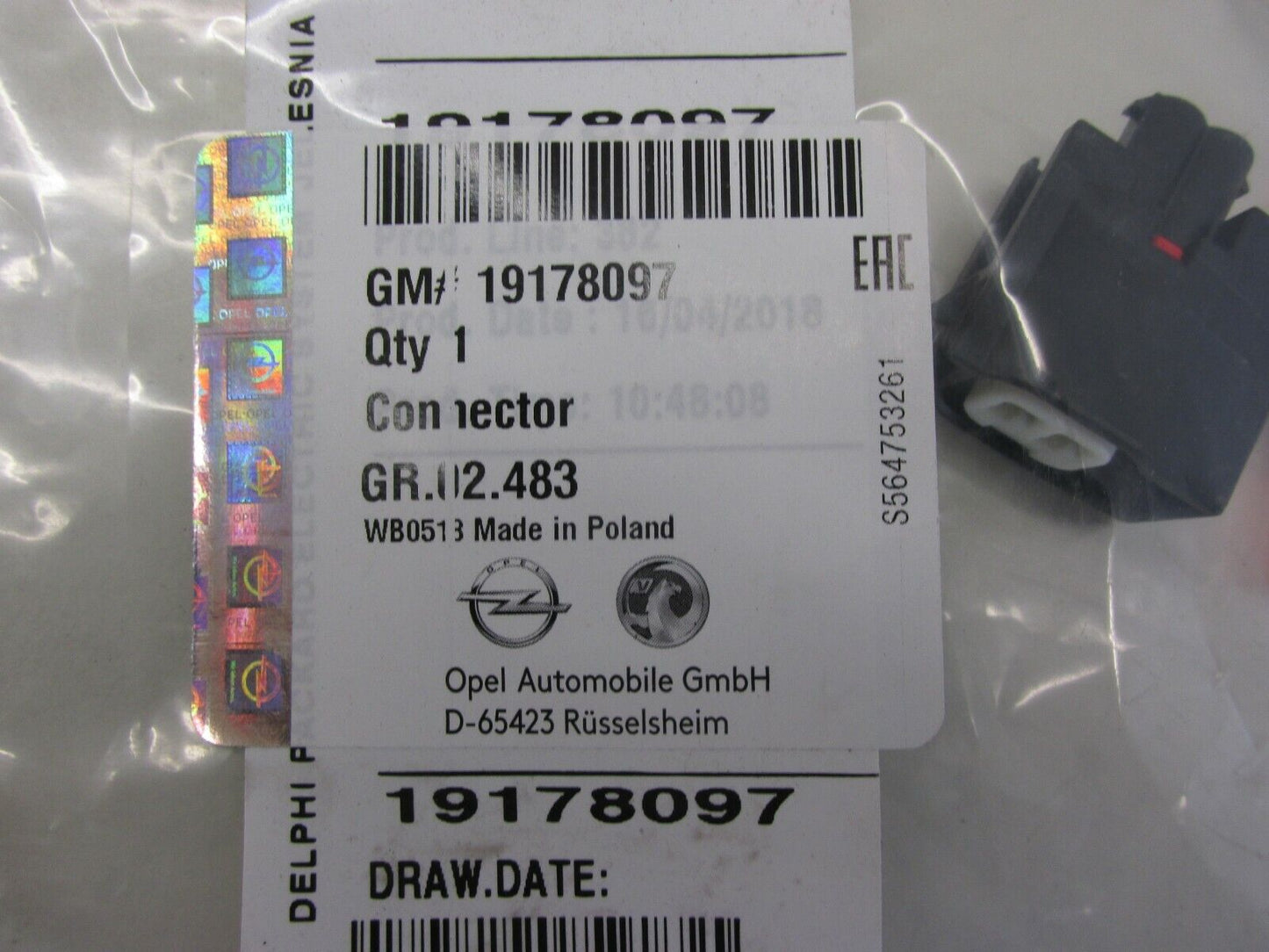 GM CONNECTOR 19178097