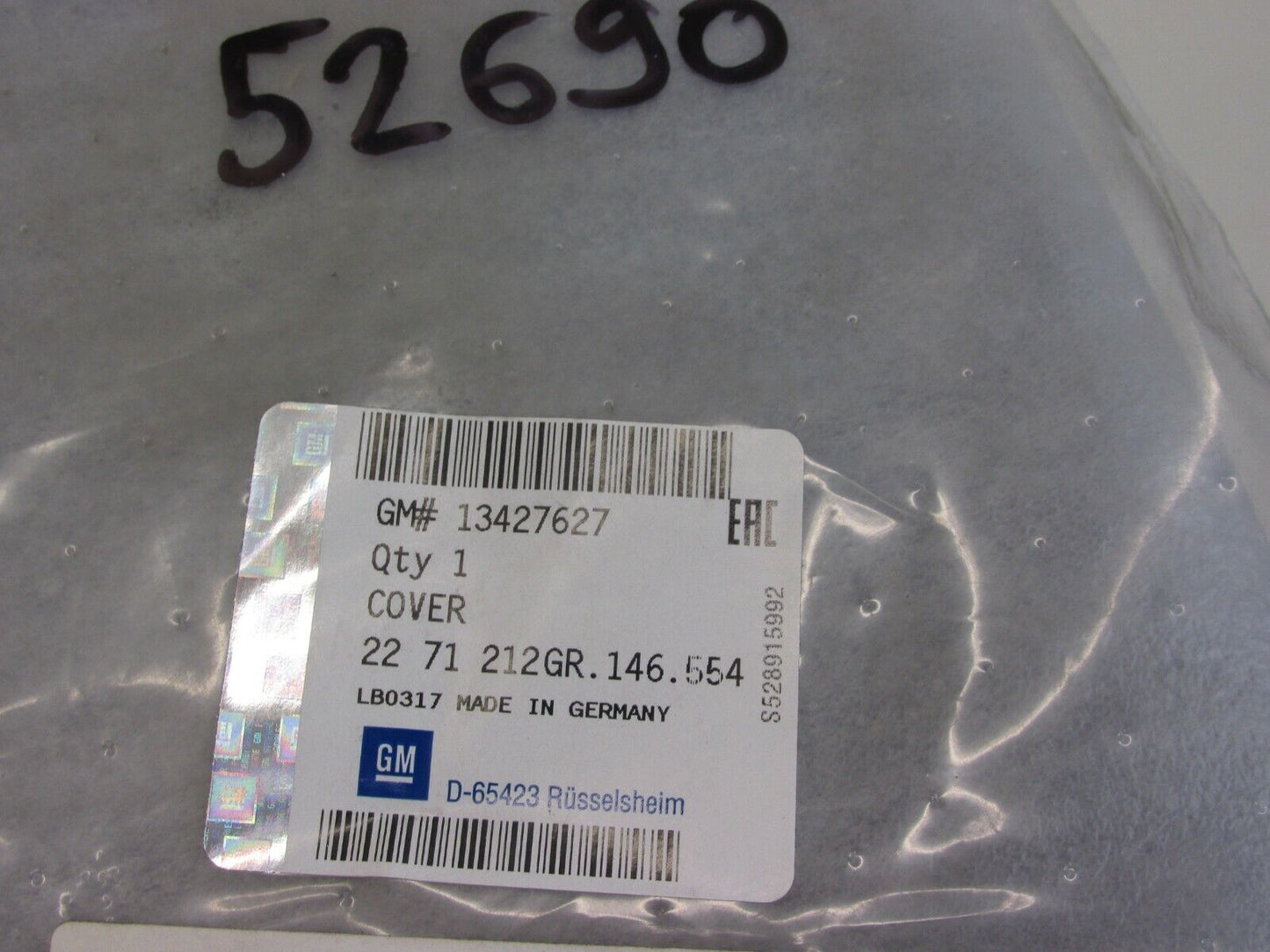 Opel Zafira C neu original Armaturentafel Abdeckung 13427627