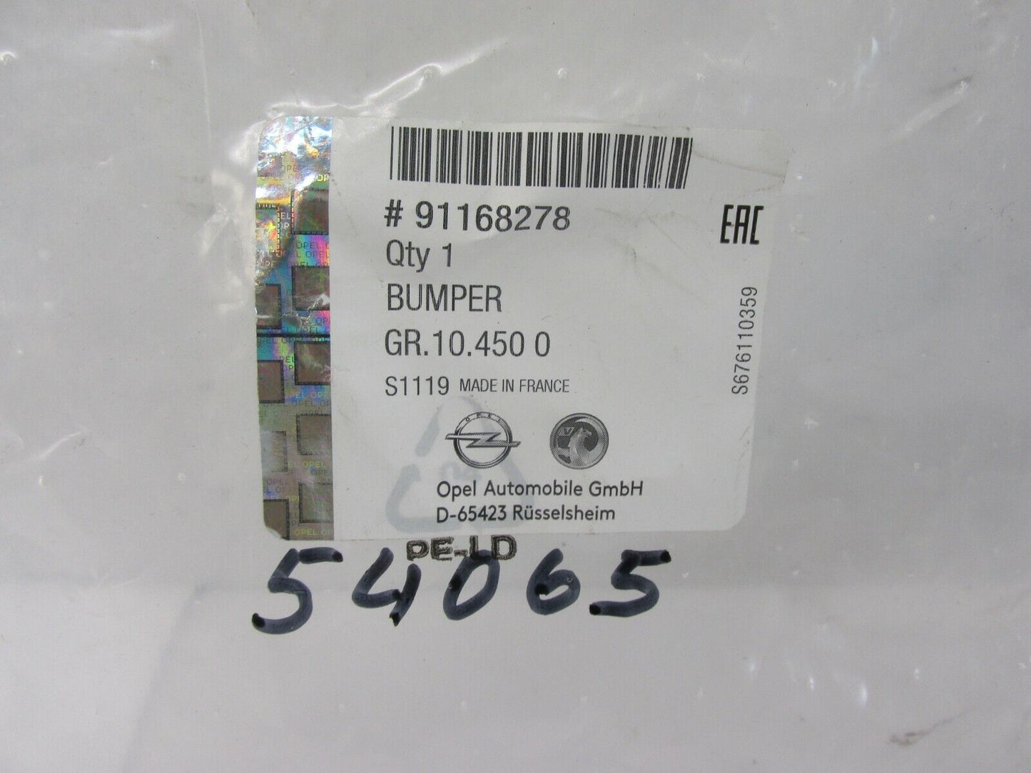 Neu original Anschlag Puffer Opel VIVARO TRAFIC PRIMASTAR 91168278