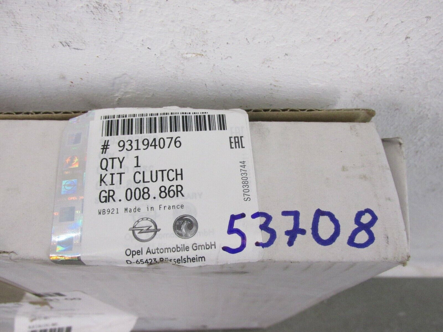 Neu original Opel Astra H Caravan SAAB KUPPLUNG KIT AUSTAUSCH 93194076