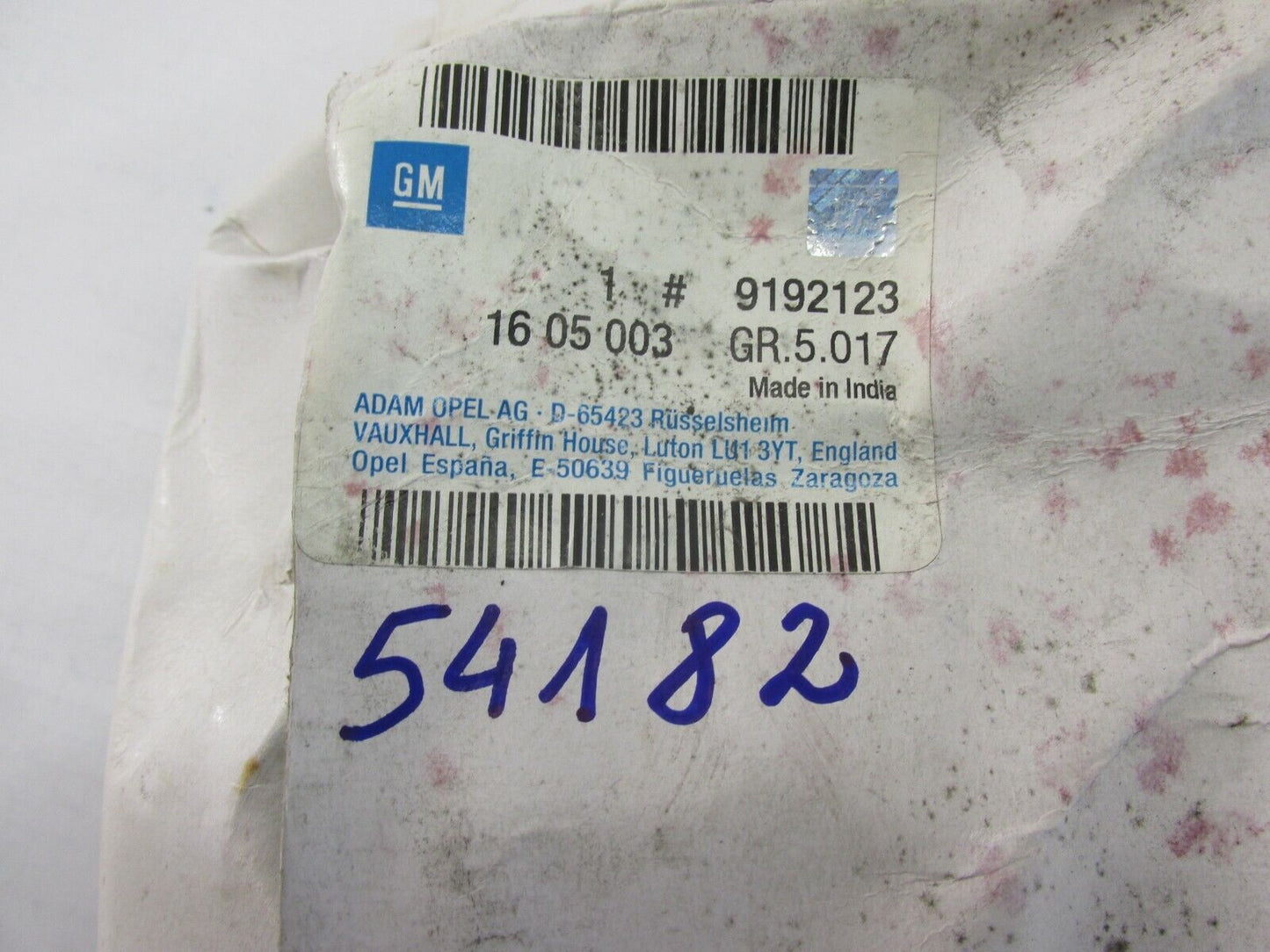 Neu original Opel Calibra Omega B Vectra A BREMSKLÖTZE KIT 9192123