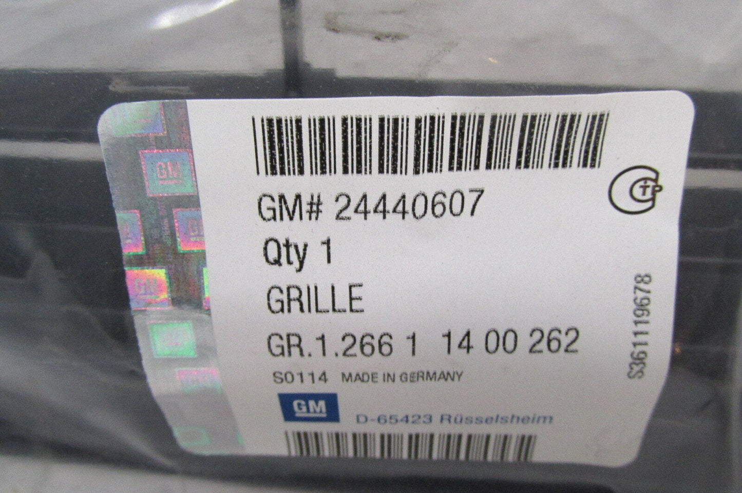 Lüftungsgitter Opel Vectra C gm 24440607 original Gitter Frontgrill Grill