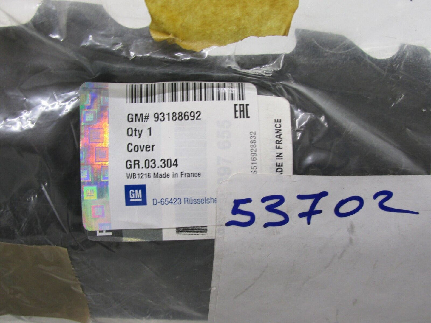 Neu original Opel MOVANO Beckel 93188692