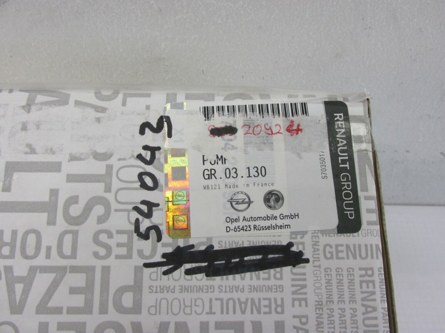 Neu original ADBLUE Pumpe Opel Renault