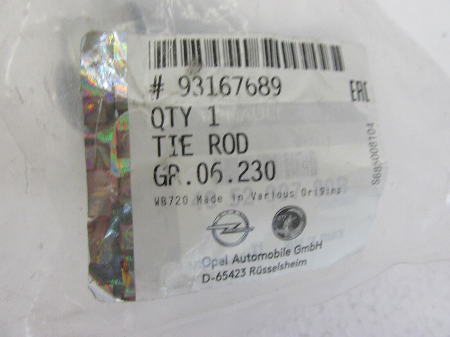 original Opel Passt Renault Nissan Spurstangenkopf Ersatzteile 93167689