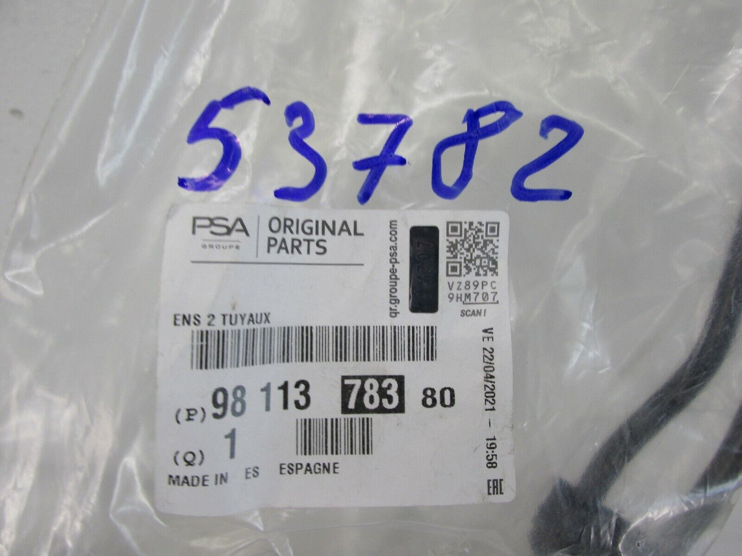 Neu original Bremsleitung Opel Citroen Peugeot 9811378380
