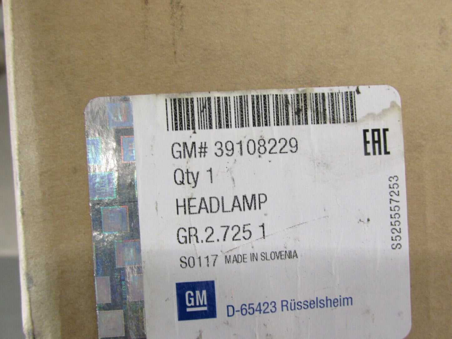 Neu original Opel Corsa E Scheinwerfer Frontscheinwerfer Vorne Rechts 39108229