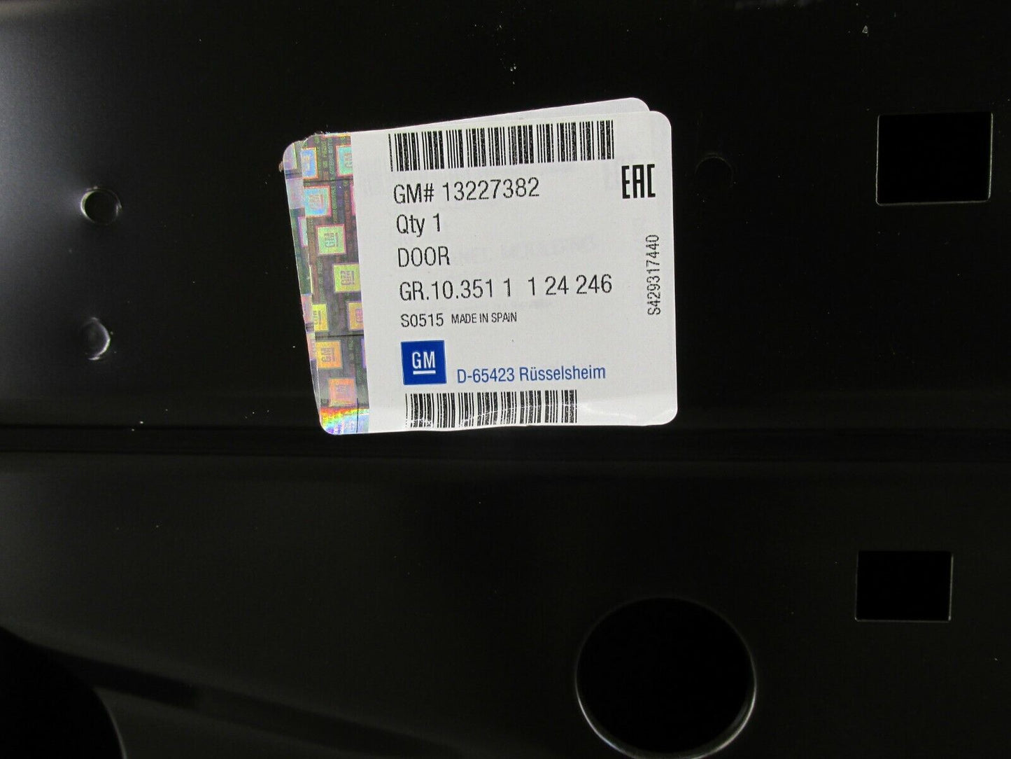 Neu original Opel Combo Corsa C Tür vorne links Fahrerseite 13227382