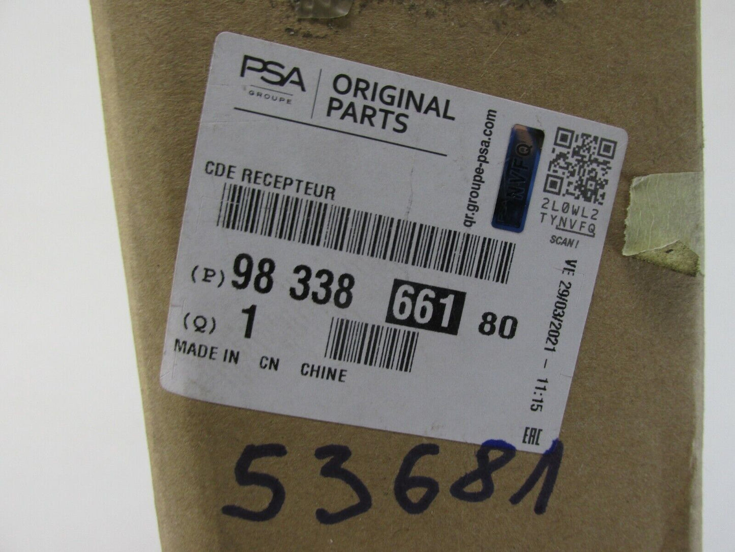 Original Opel Gehäuse Opel Ersatzteil 9833866180