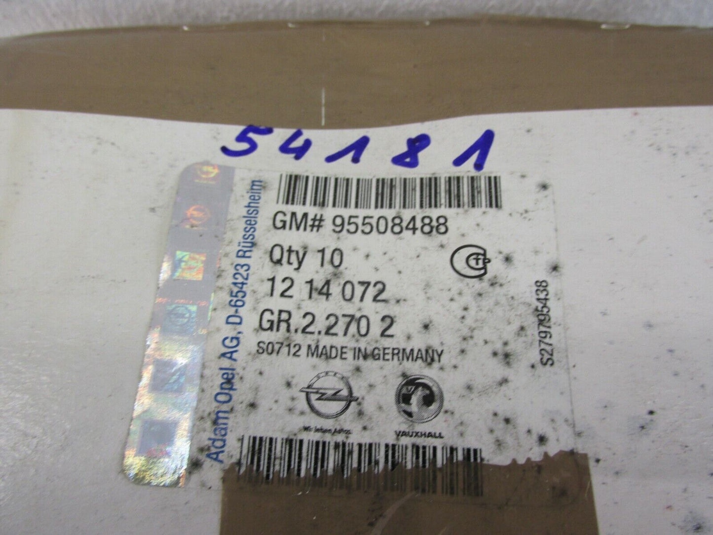 Neu original Opel Astra G Signum Vectra C Zafira A Glühkerzen 95508488