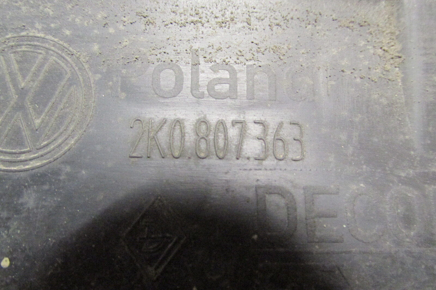 VW Caddy Stoßstange Stoßfänger Heckschürze Hinten original 2K0 807 363