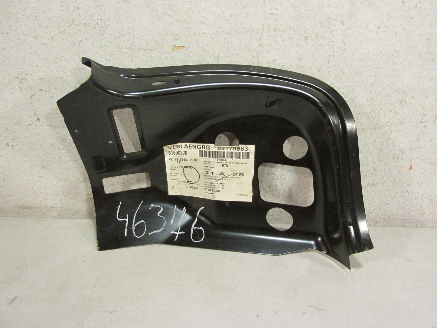 Opel Signum Verlängerung Ersatzteil original 93178963 5183207