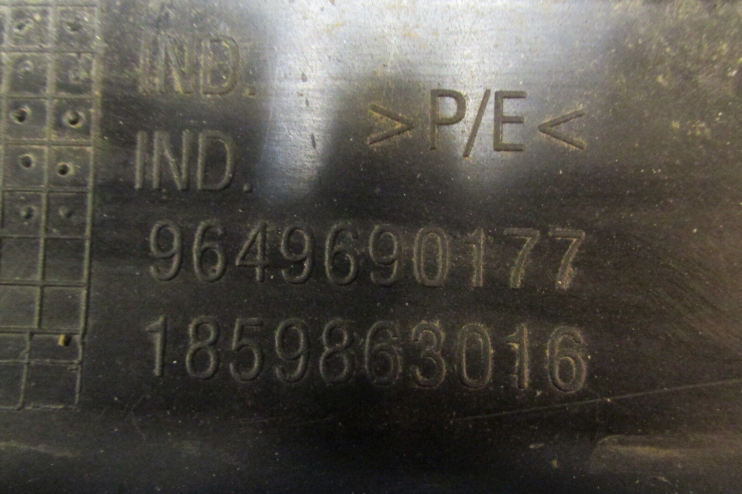 Peugeot 207 Stoßstange Heckschürze hinten 9649690177 original