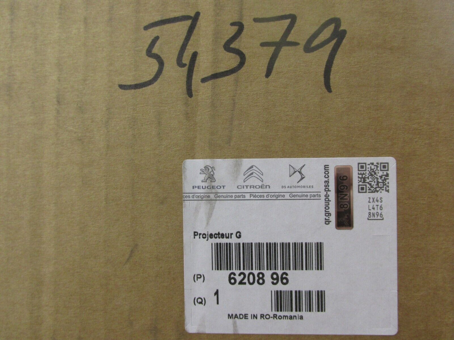 original Peugeot 207 Scheinwerfer vorne links Frontscheinwerfer 89900884
