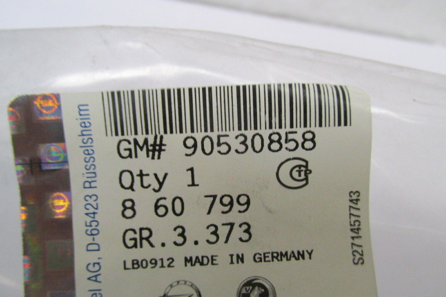 Opel Saab neu Rohr Druckrohr Leitung original 90530858