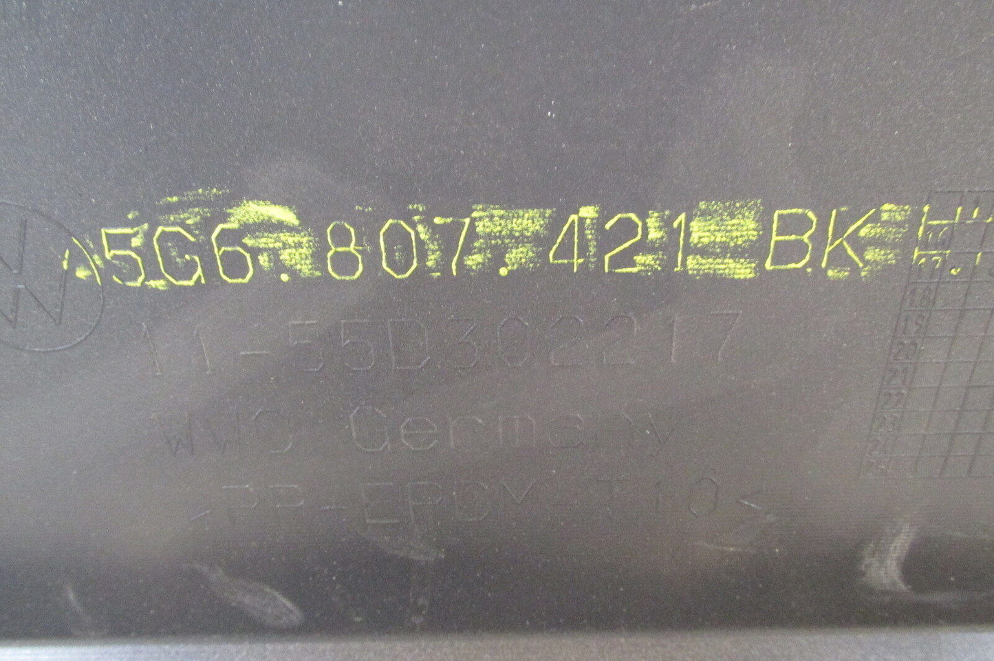 VW Golf 7 VII Stoßstange Stoßfänger Heckschürze Hinten original 5G6807421BK PDC