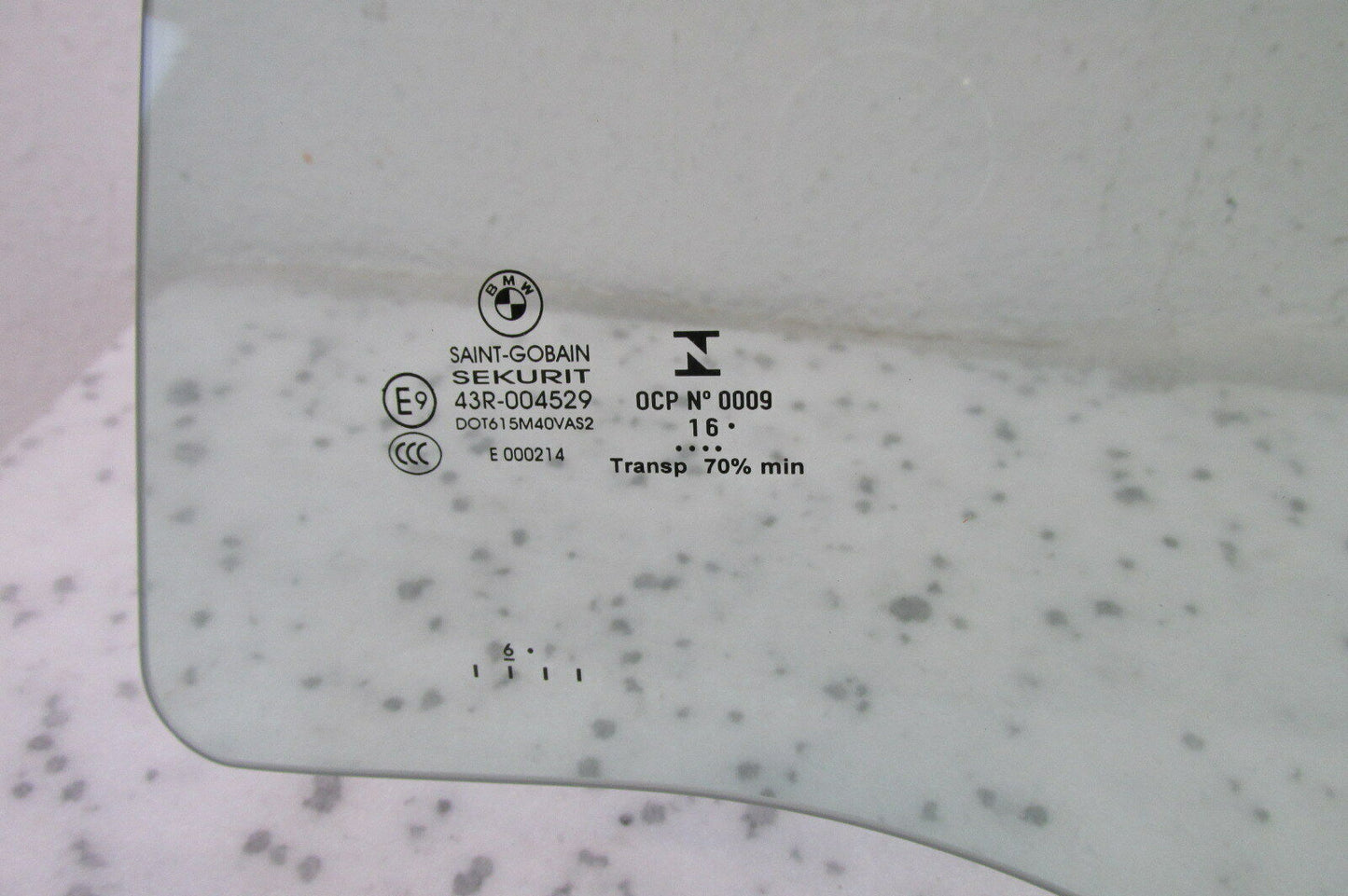 BMW F25 X3 X4 Glass Hinten Links originale Fensterscheibe Türscheibe Scheibe