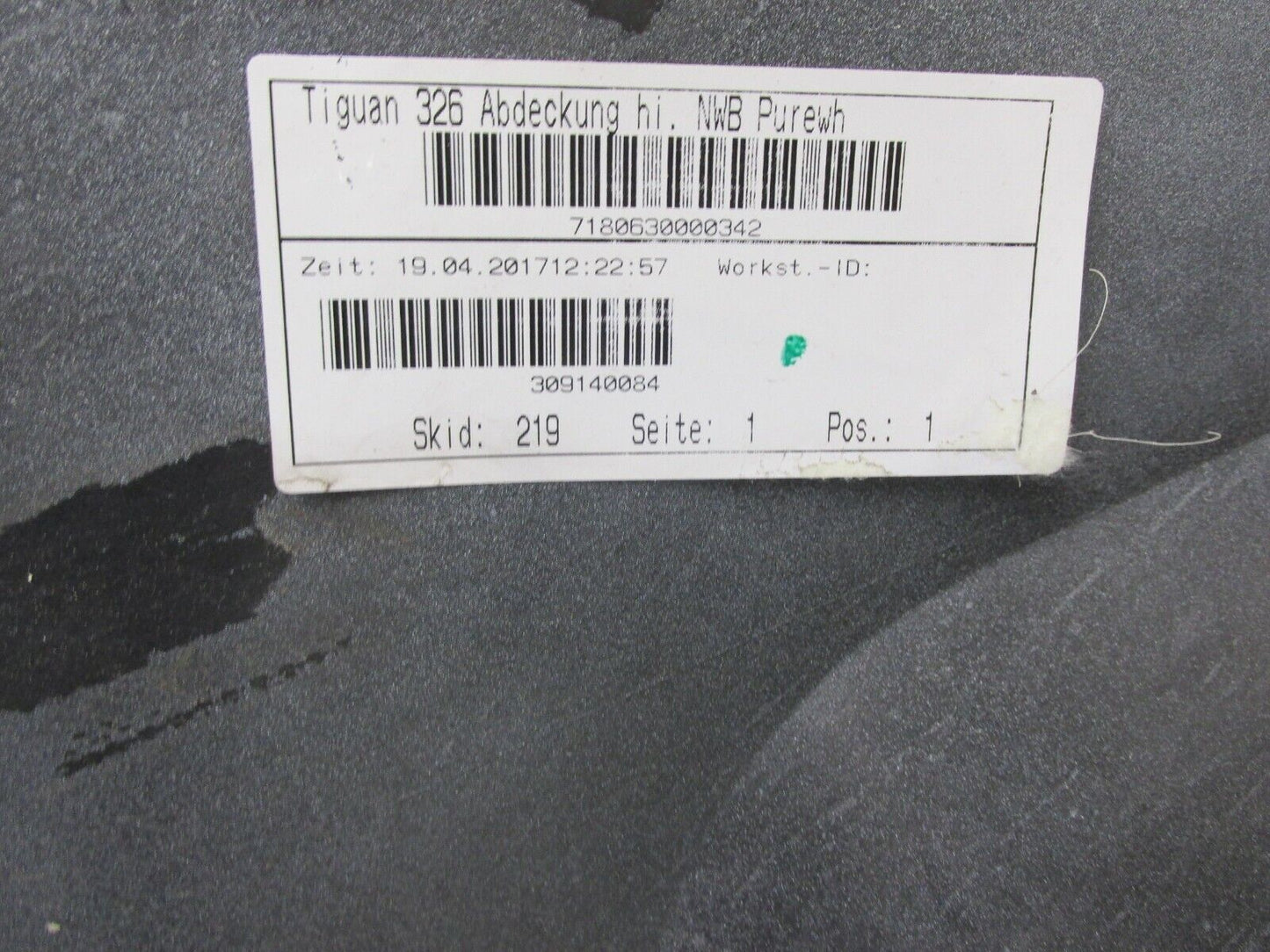 VW TIGUAN Stoßstange Stoßfänger Heckschürze Hinten original 5NA807417