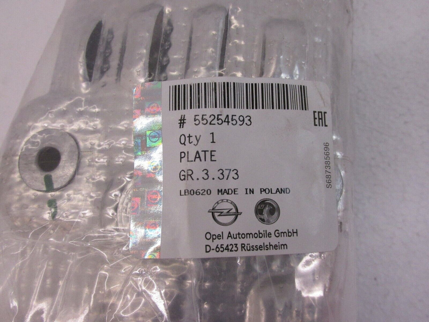 original Opel Schutzblech Ersatzteile 55254593
