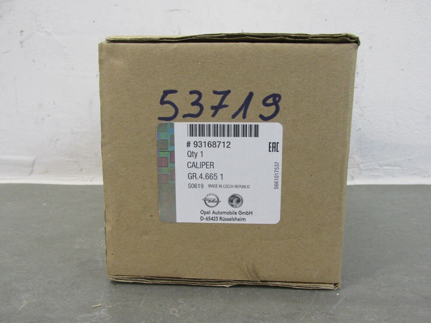 original GEHÄUSE BREMSSATTEL REPARATURSATZ HINTEN RECHTS Opel MERIVA B 93168712