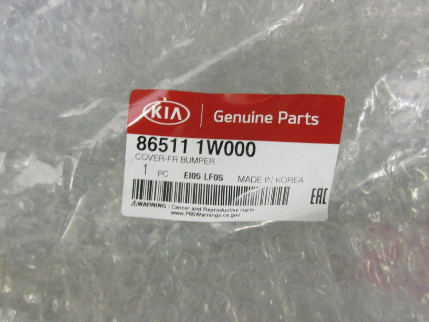 original KIA Rio Neu Stoßstange vorne Frontschürze original 86511 1W000