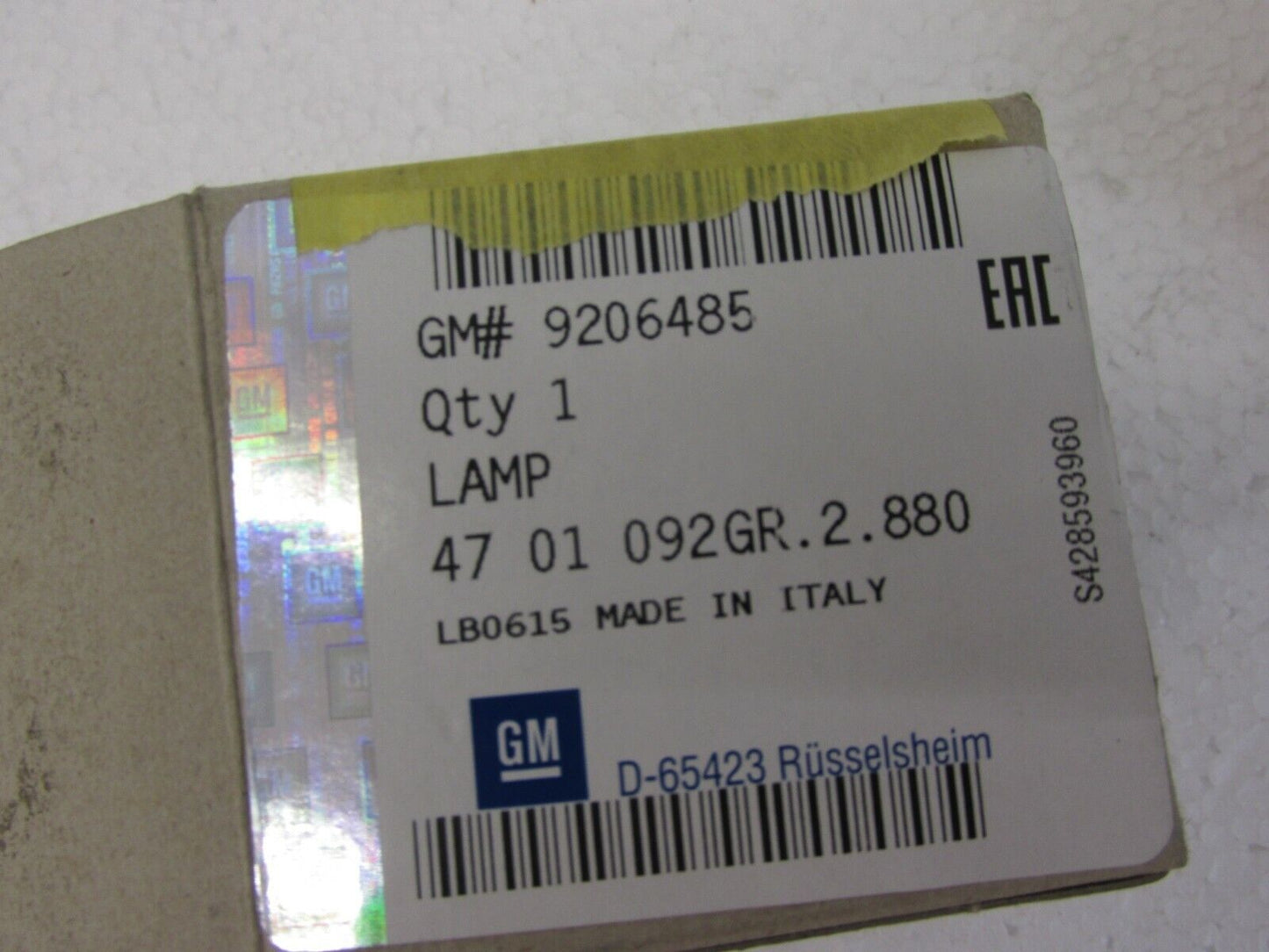 original Opel AGILA Blinker Beide Seiten Ersatzteile 9206485