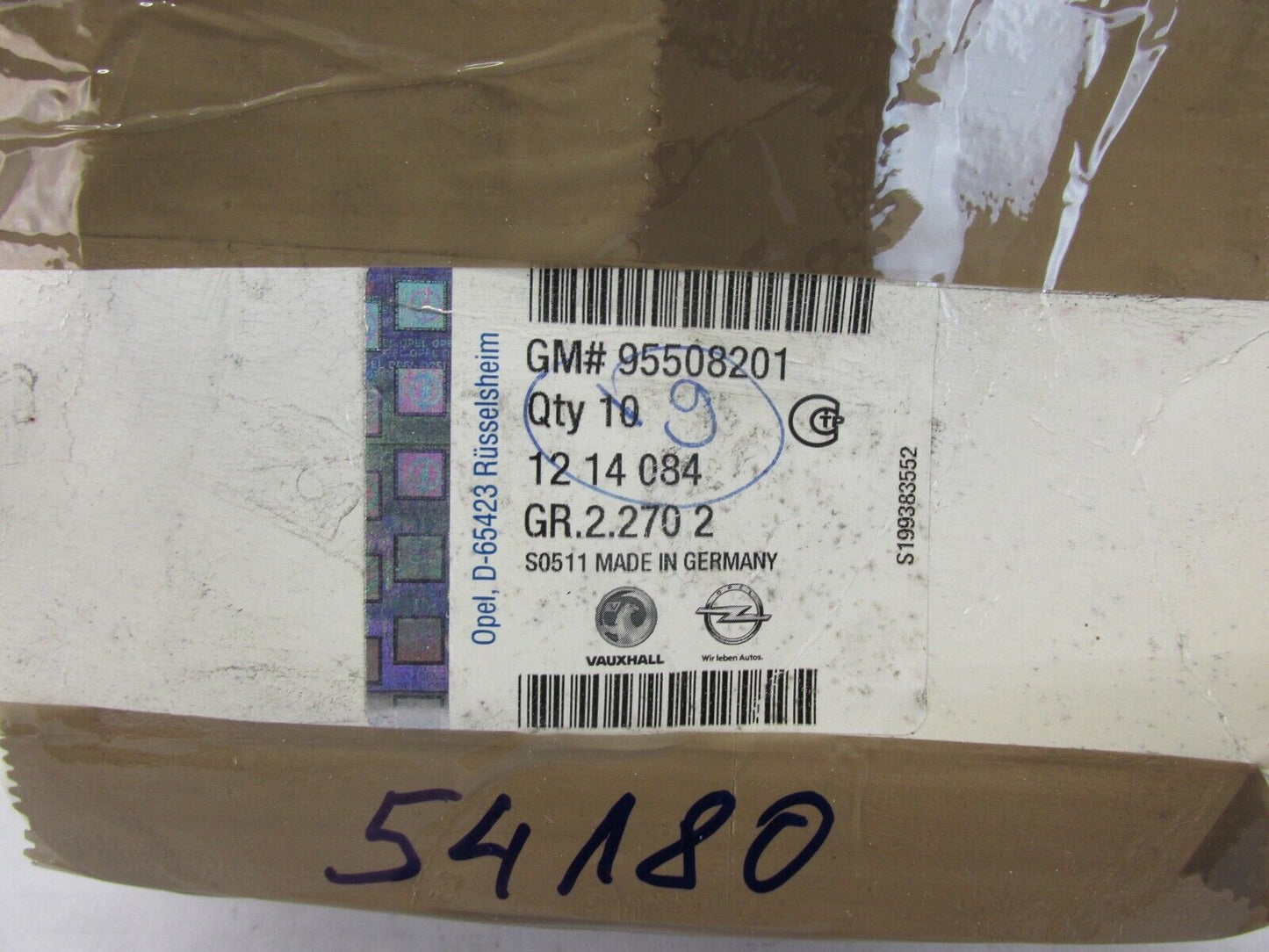 Neu original Opel SAAB Glühkerze 95508201