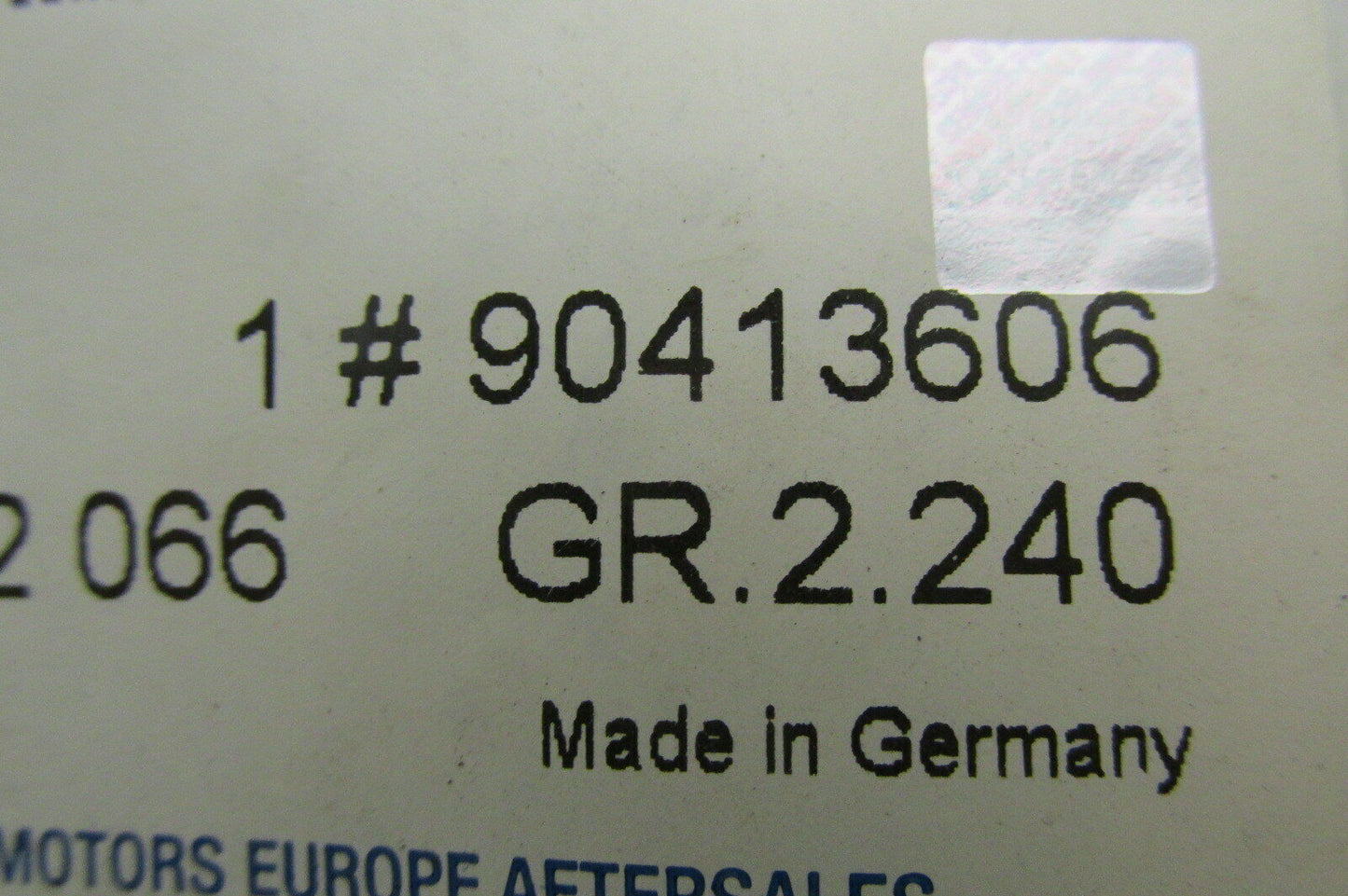 Opel Vectra A ZUENDLEITUNGEN 90413606