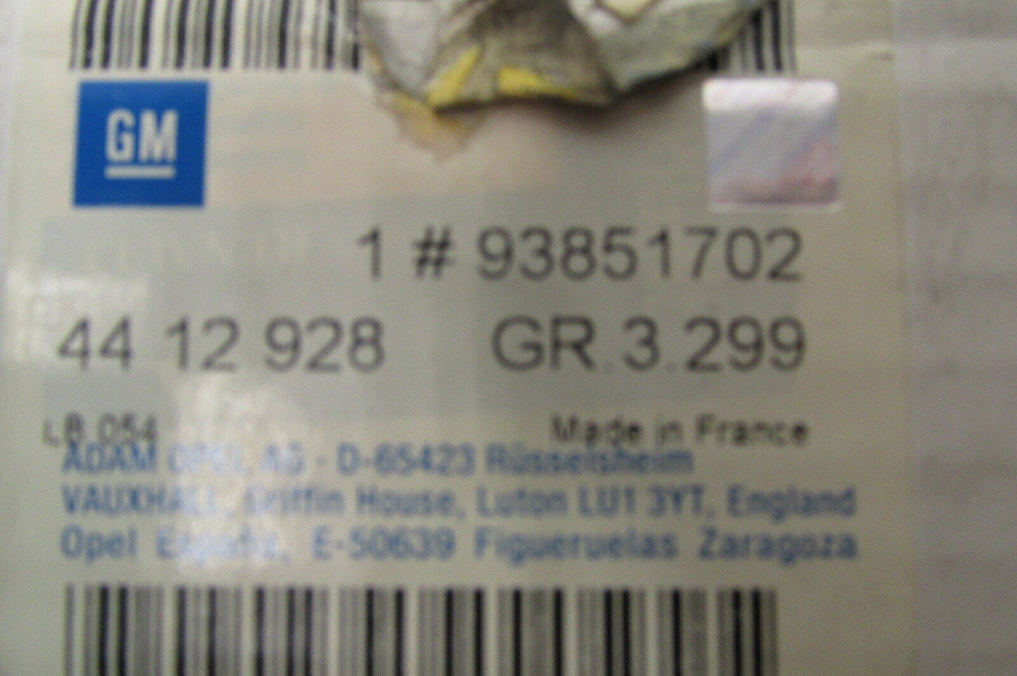 Renault Trafic Opel Vivaro AIRBAGSTEUERGERÄT 93851702