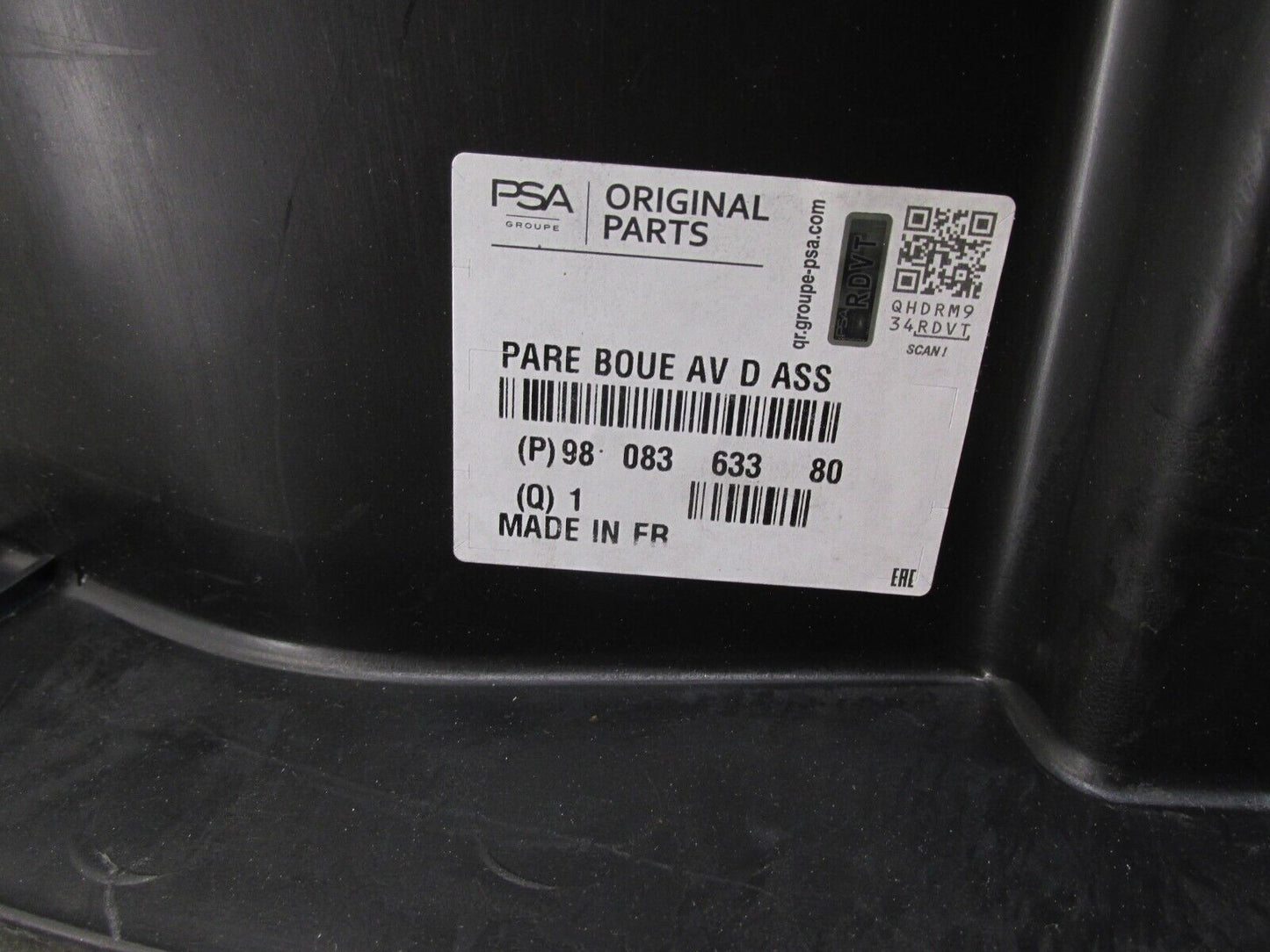 original Verkleidung Radhaus PSA Opel Citroen Peugeot 9808363380