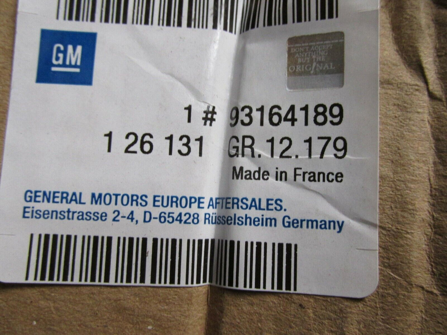 original Opel Heckklappe Kofferraumtür Kofferraumklappe 93164189