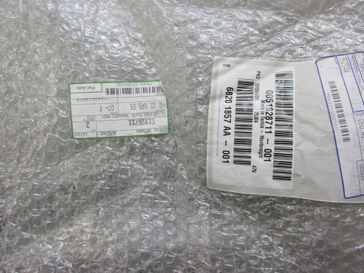 Fiat 500 L Halter Stoßstange Stoßfänger Heckschürze Hinten 0051928711-001