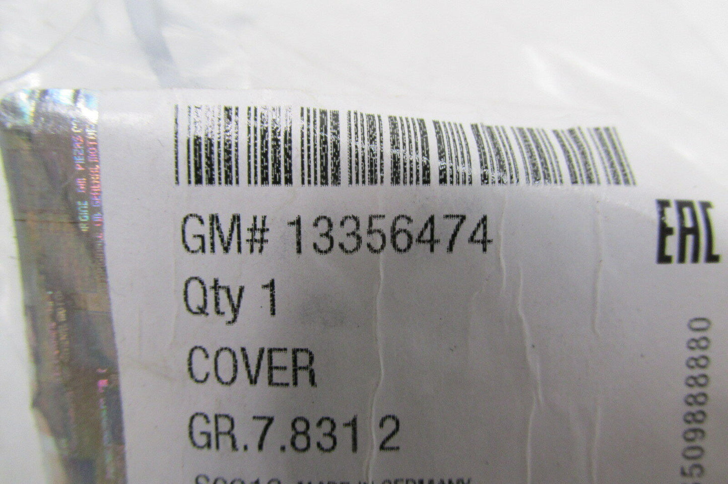 Abschleppöse Klappe Deckel Abdeckung Opel Adam gm 13356474 original